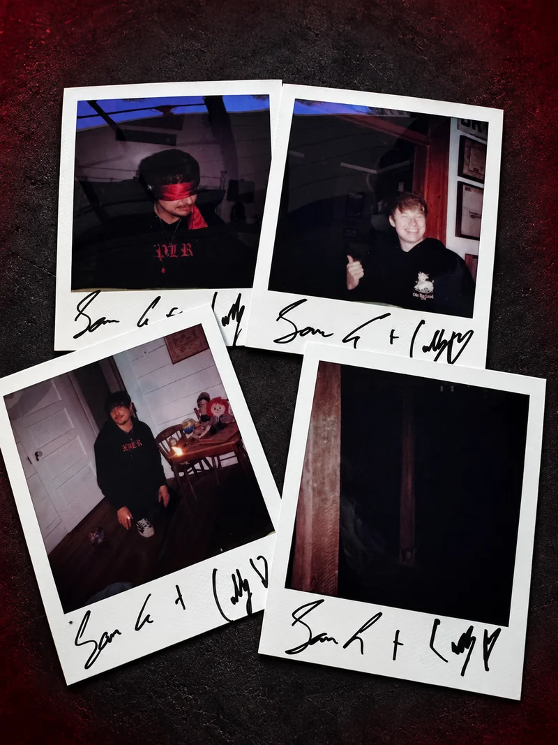 Four signed Polaroids from our investigation shoot.